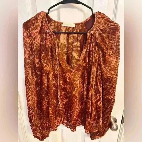 Ulla Johnson Pauline Blouse - Sienna Size 0 - Picture 4 of 7